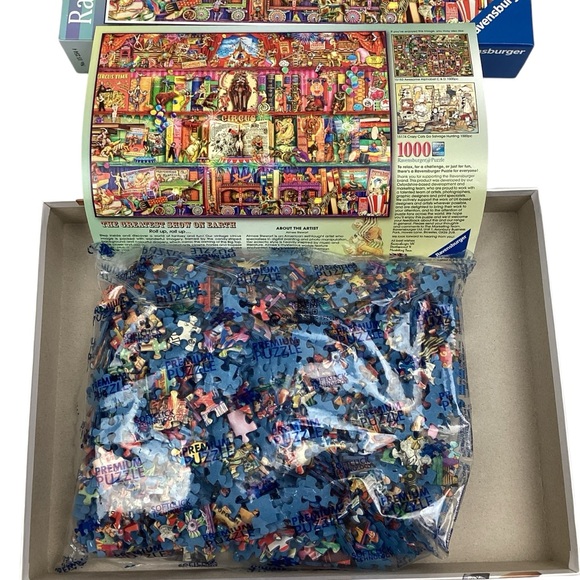 Ravensburger “The Greatest Show On Earth” 1000 Piece Premium Jigsaw Puzzle - Picture 7 of 7